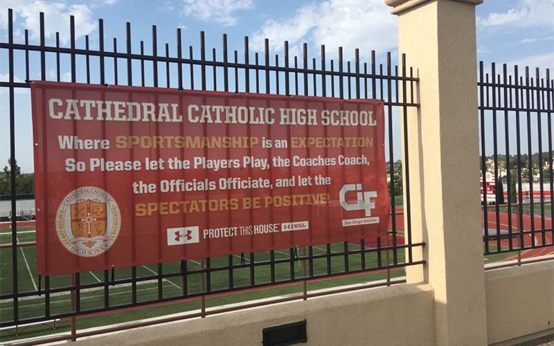cathedral mesh banner
