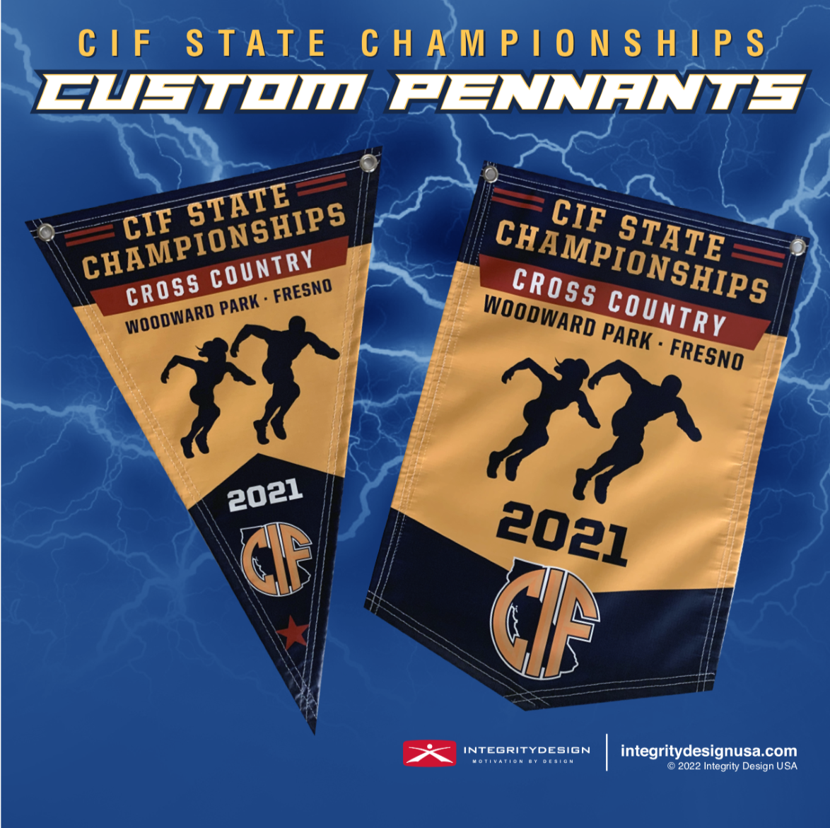 CIF Cross Country Pennants